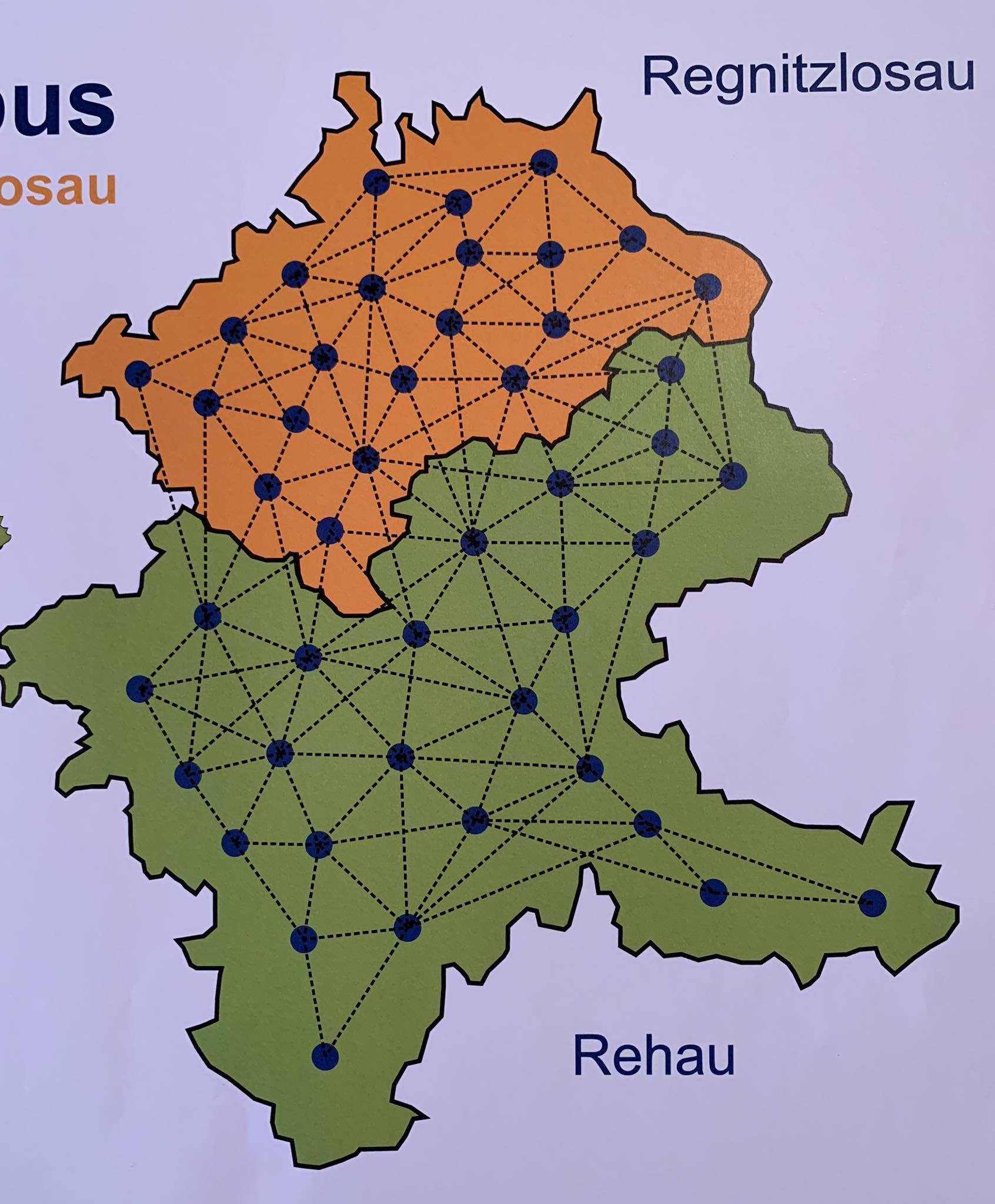Grafik Haltestellen - Landkreis Hof