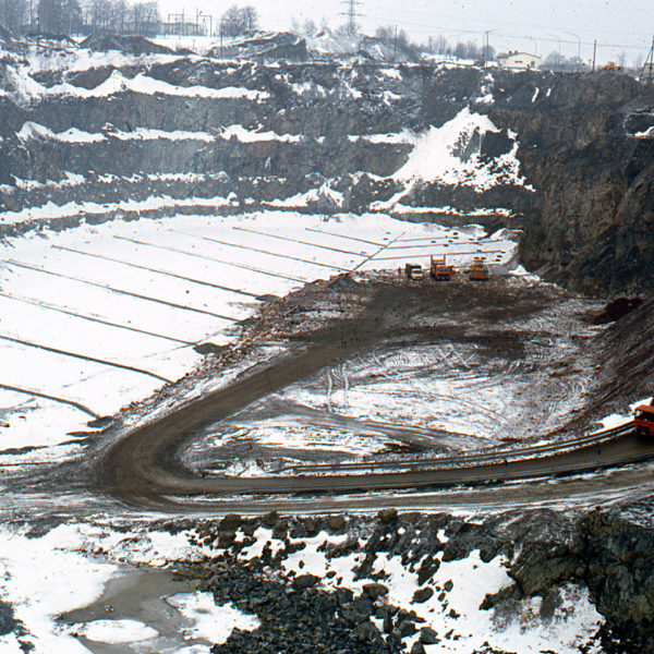 Deponie Silberberg Beginn Ablagerung 1981