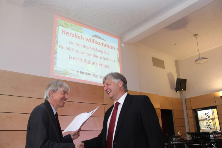 Ära endet: Reiner Frank im Ruhestand
