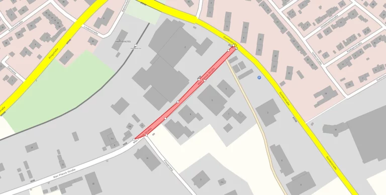 Vollsperrung in Helmbrechts
