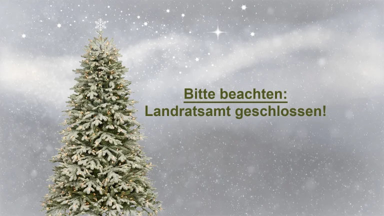 Landratsamt geschlossen