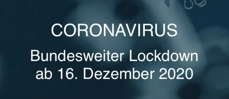 Corona-Maßnahmen ab 16. Dezember 2020