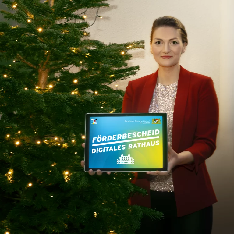Übergabe Förderbescheid „Digitales Rathaus“