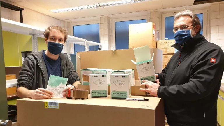 Verteilung von 6.700 FFP2-Masken an Einrichtungen