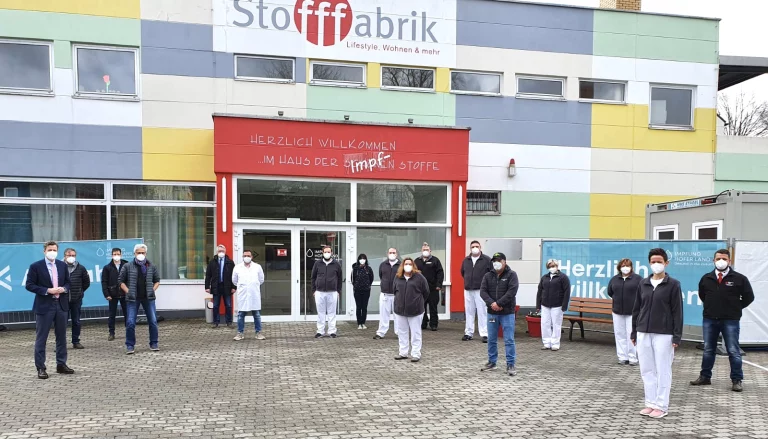 Impfstart im Impfzentrum Helmbrechts