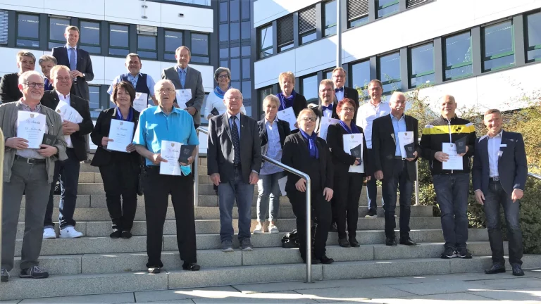 Ehrung für verdiente ehrenamtliche Mitarbeiter der Sportvereine