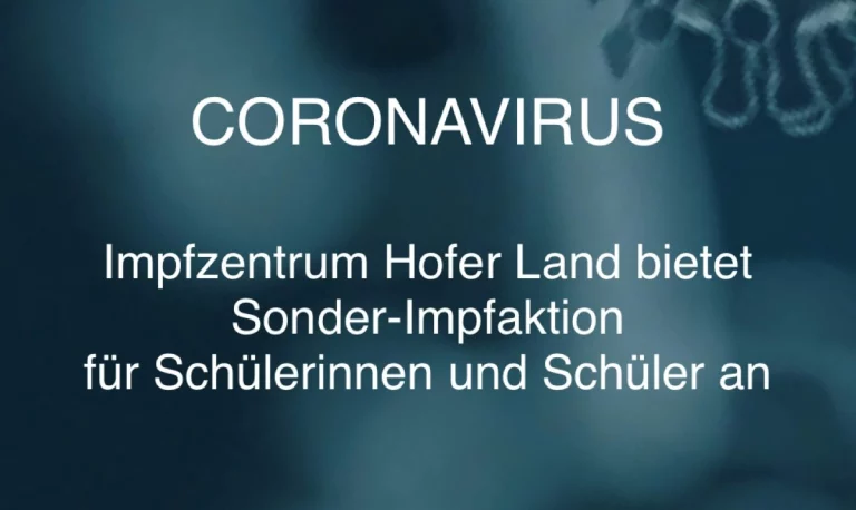Sonder-Impfaktion für Schülerinnen und Schüler