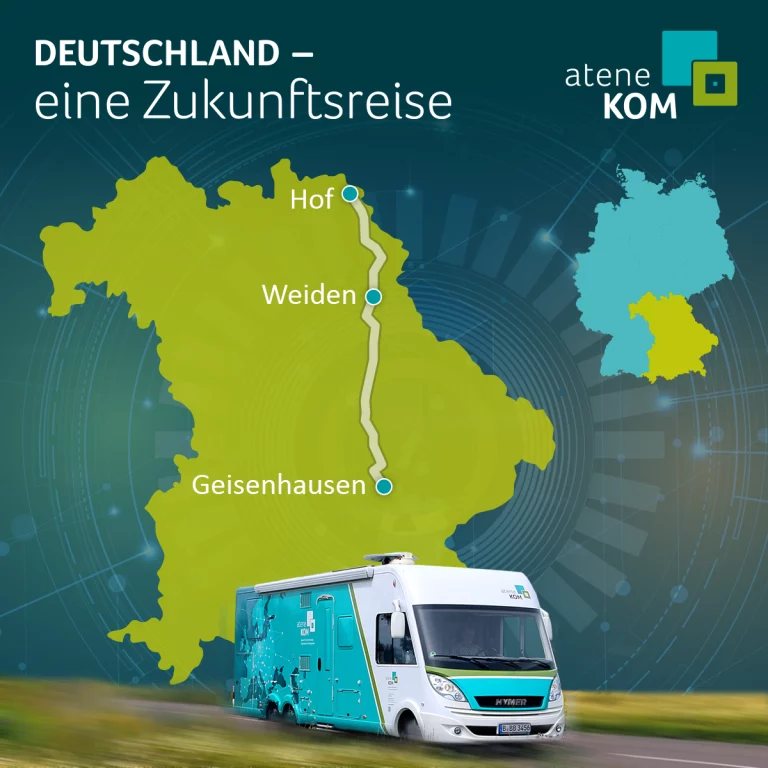 Deutschland – eine Zukunftsreise: Stadt und Landkreis Hof präsentieren Digitalisierungsprojekte