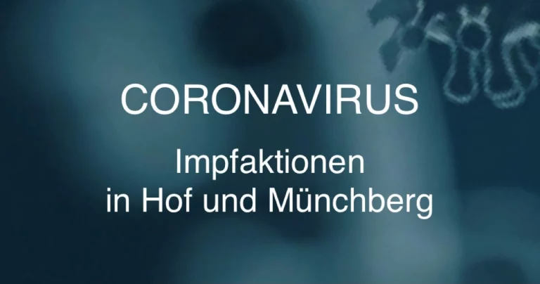 Impf-Aktionen in Hof und Münchberg