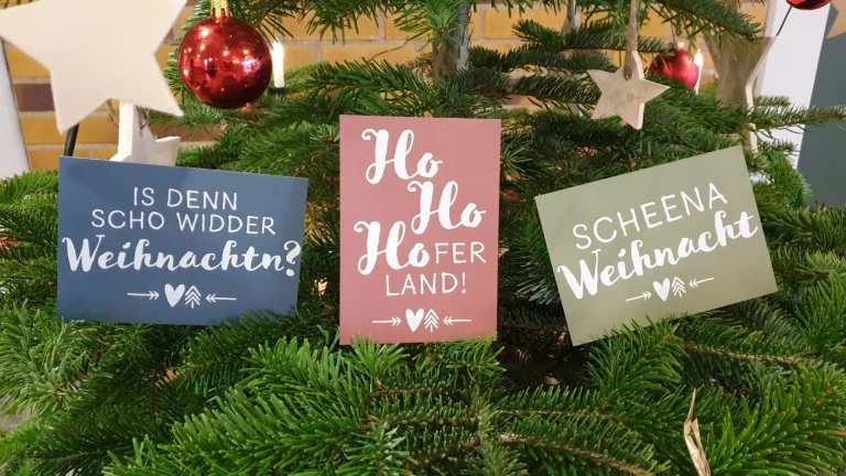 Scheena Weihnachtn: Weihnachtskarten für Grüße aus dem Hofer Land