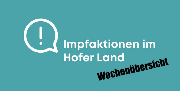 Impfmöglichkeiten vom 29.01 – 06.02.2022