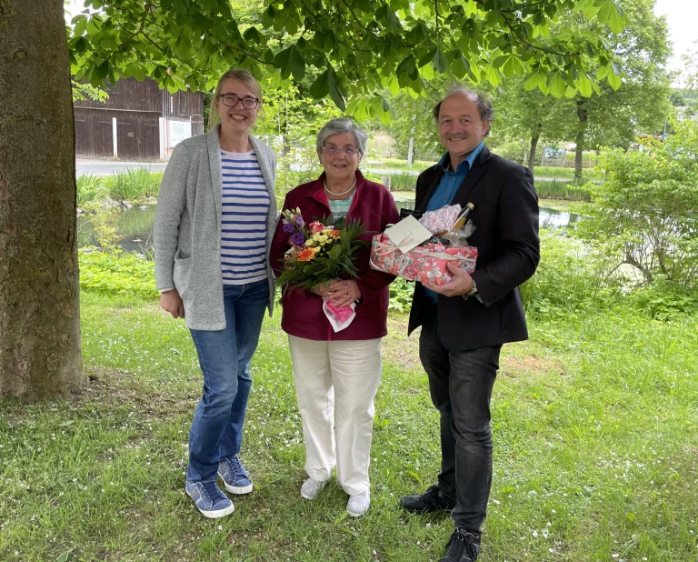 Verabschiedung langjähriger Mitarbeiterin
