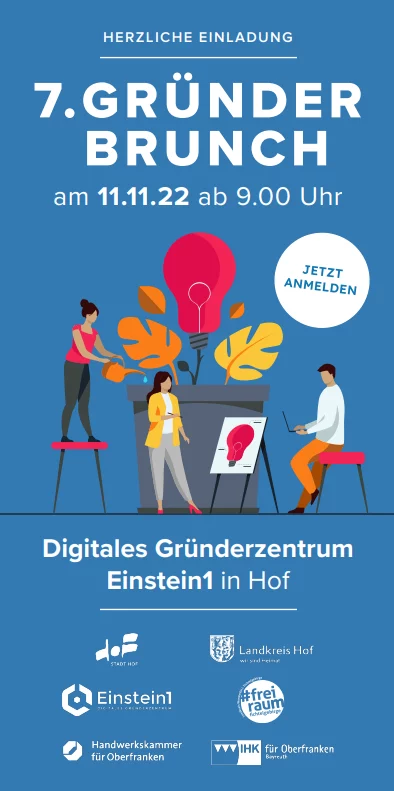 Gründer-Brunch am 11.11.2022 im Einstein1 Gründerzentrum