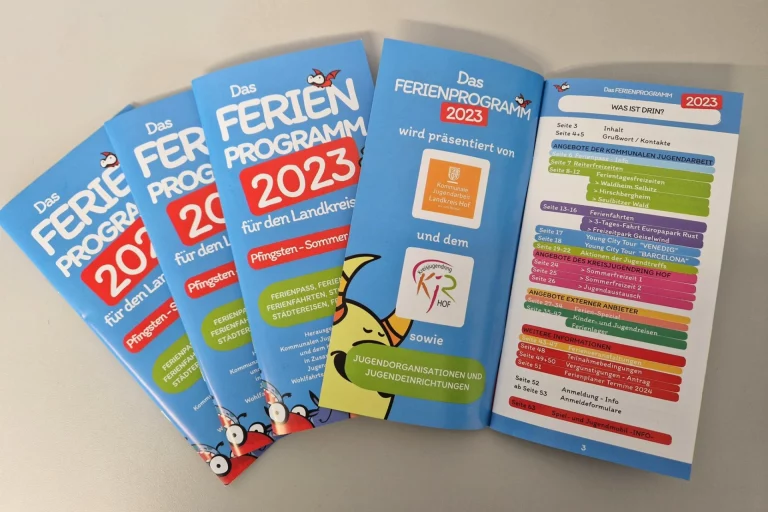 Ferienplanung: Aktuelle Übersicht Ferienprogramm im Landkreis Hof