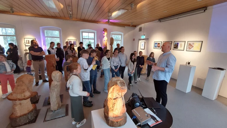 Osterworkshop der Jungen Kunstschule Landkreis Hof in Münchberg