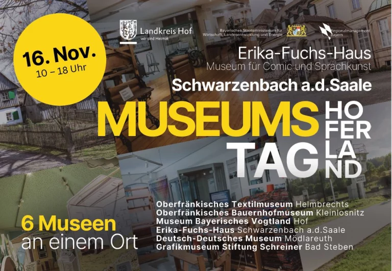 Erster Museumstag Hofer Land am 16. November 2024