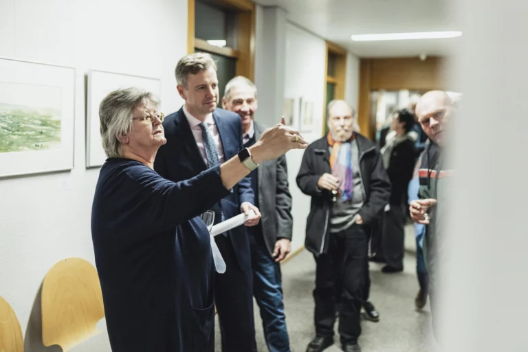 Ausstellungseröffnung „Aquarelle im Jahreskreis“
