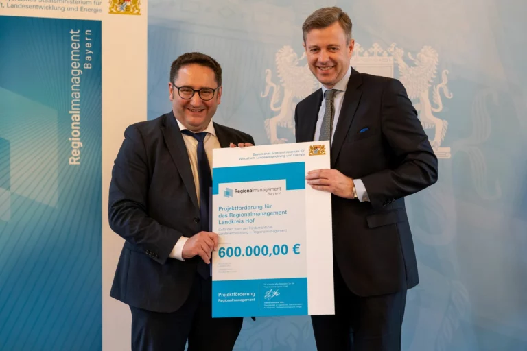 Erfolgreiches Regionalmanagement des Landkreises Hof erhält neue Förderung