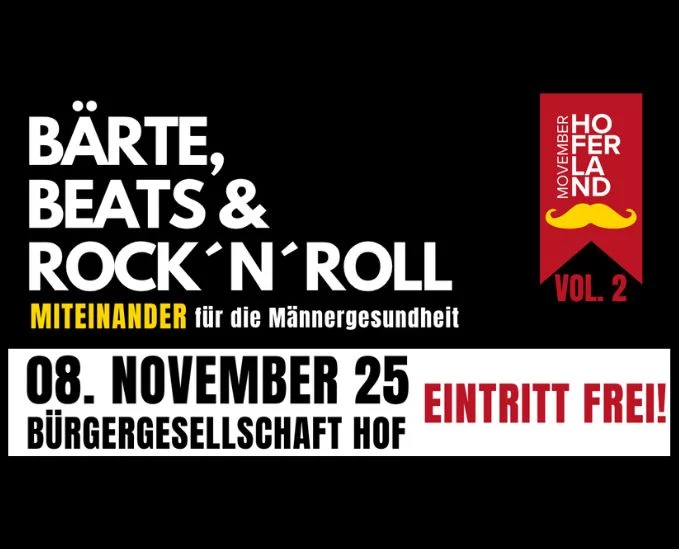 „Bärte, Beats und Rock’n Roll – Vol. 2“: Männergesundheit trifft Dancefloor